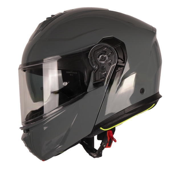 Klapphelm - VITO FURIO NARDO - grau-glänzend